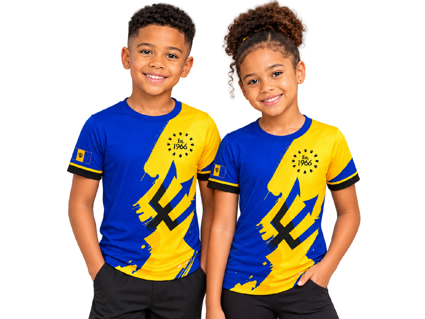 Kids Barbados Pride Tees
